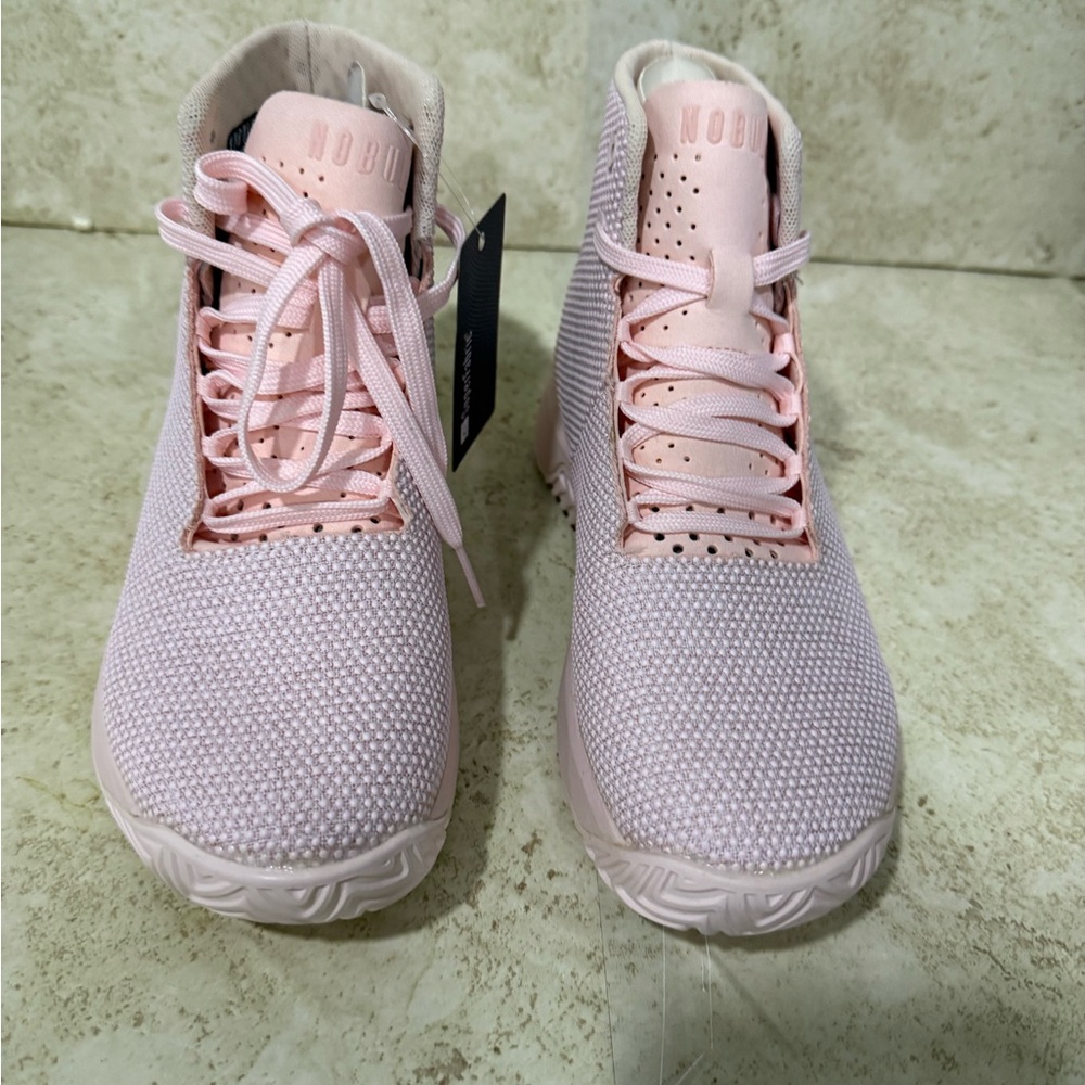 NOBULL Women's Light Pink Knit Sneakers. …